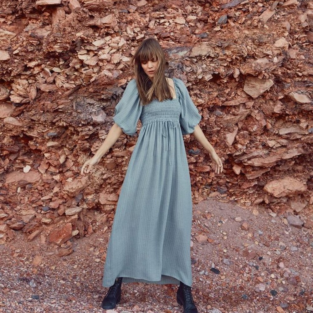 GUC Christy Dawn Katrina Dress in Sea Mist, Sz M
